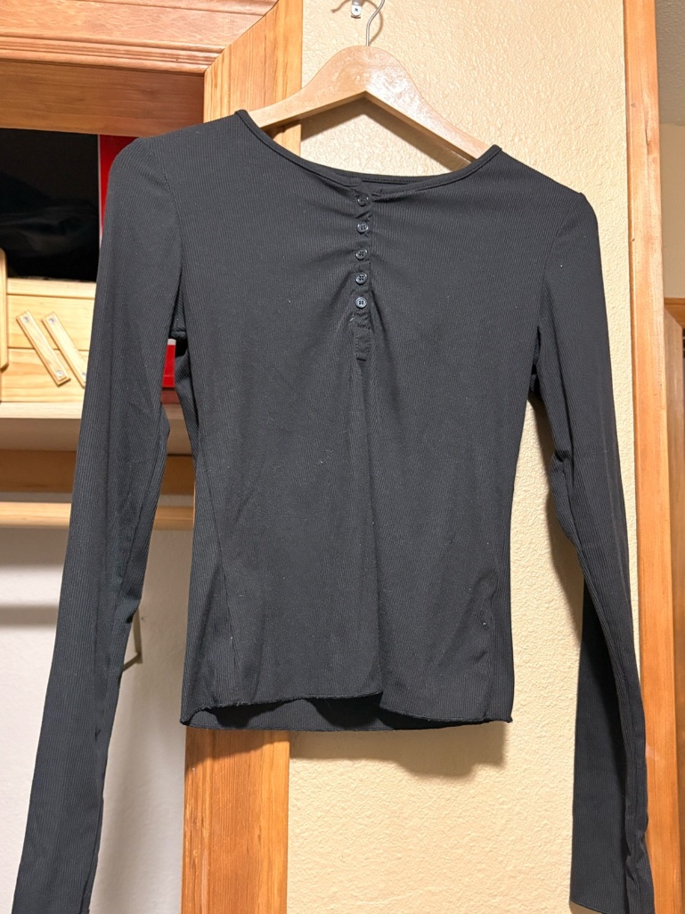 Black Long Sleeve Women's Top
